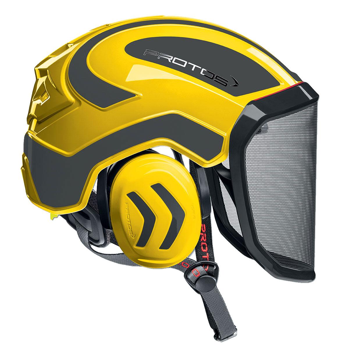 Protos Integral　ファナー ヘルメット 赤/黄 Protos Integral Arborist Helmet - All Color Options